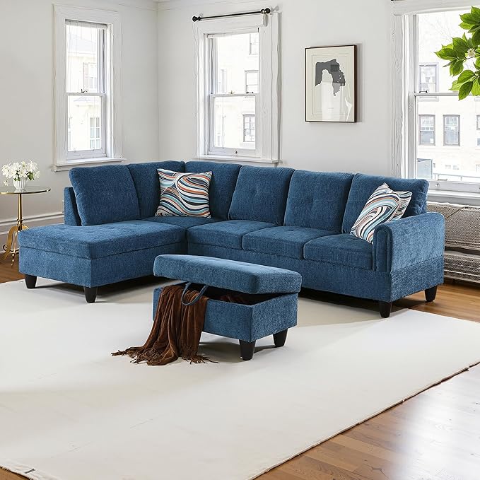 NicBex Sectional Couch 3 Pieces Sofa Set - Image 2