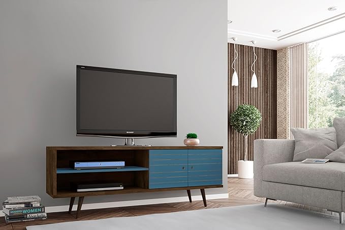 Manhattan Comfort Liberty Mid Century Modern TV Stand - Image 2
