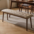 Entryway Bench, Solid Wood Dining Bench, Midcentury End of Bed Bench by Cttasty