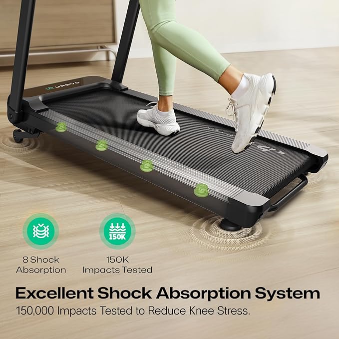 UREVO Treadmill with Desk Workstation, Walking Pad Treadmills - Image 7