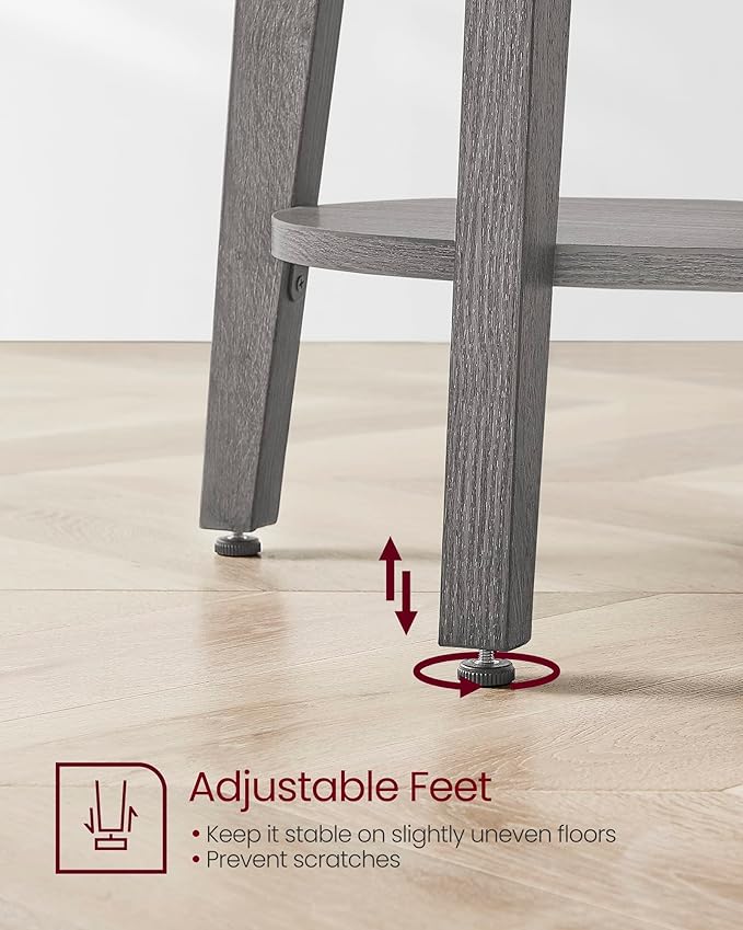 VASAGLE Side Table, Small Round End Table - Image 10