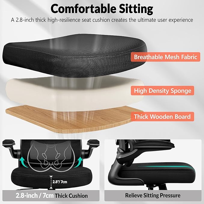 Home Office Desk Chair, Ergonomic Office Chair - Image 6