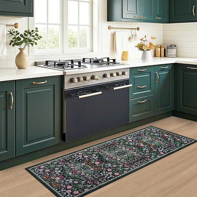 Runner Rug for Entryway: 2.6x8 Kitchen Rugs Non Slip Washable Ultra-Thin Soft - Image 6