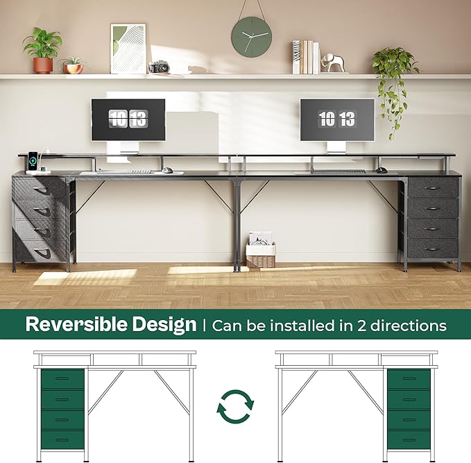 Huuger 63 Inch Computer Desk - Image 8