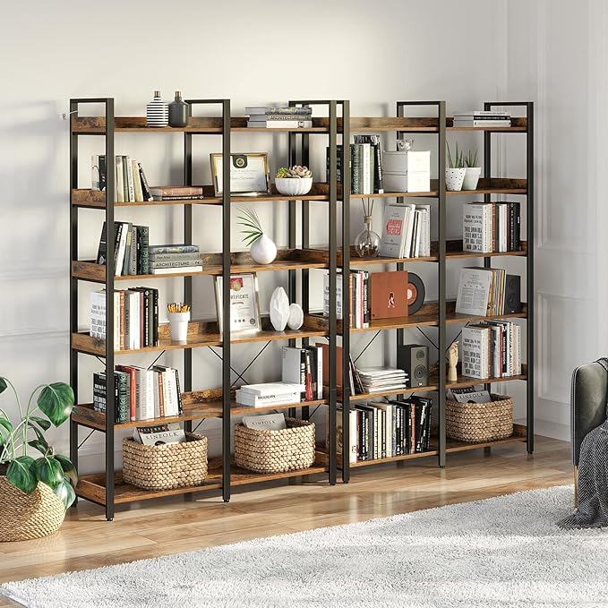 Seventable Bookshelf 6 Tier - Image 2