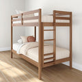 Grain & Grove Bear Twin Over Twin Bunk Bed, Sturdy Bunk Bed Frame by GrainGrove