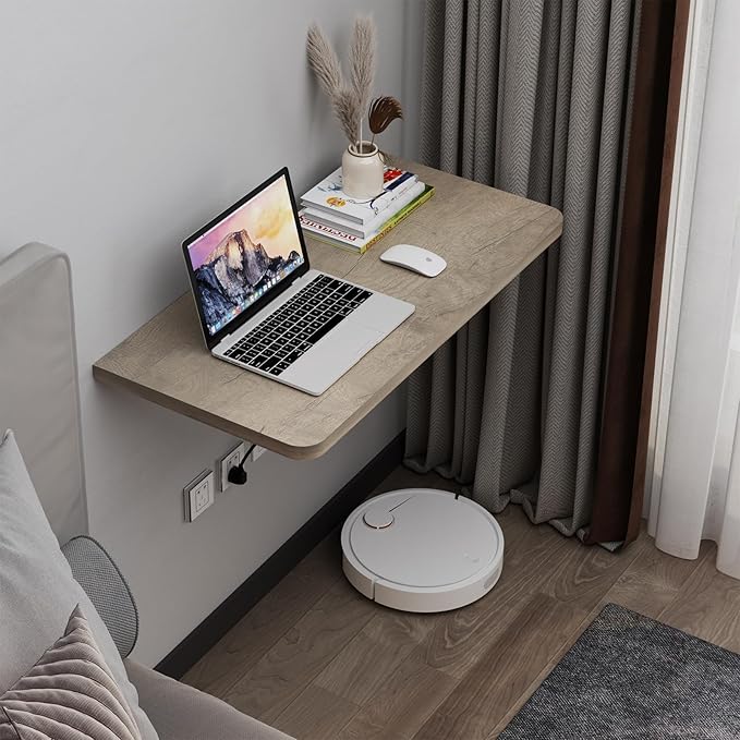 Pmnianhua Wall Mounted Folding Table, Drop Down Table, Folding Table, Fold Down - Image 4
