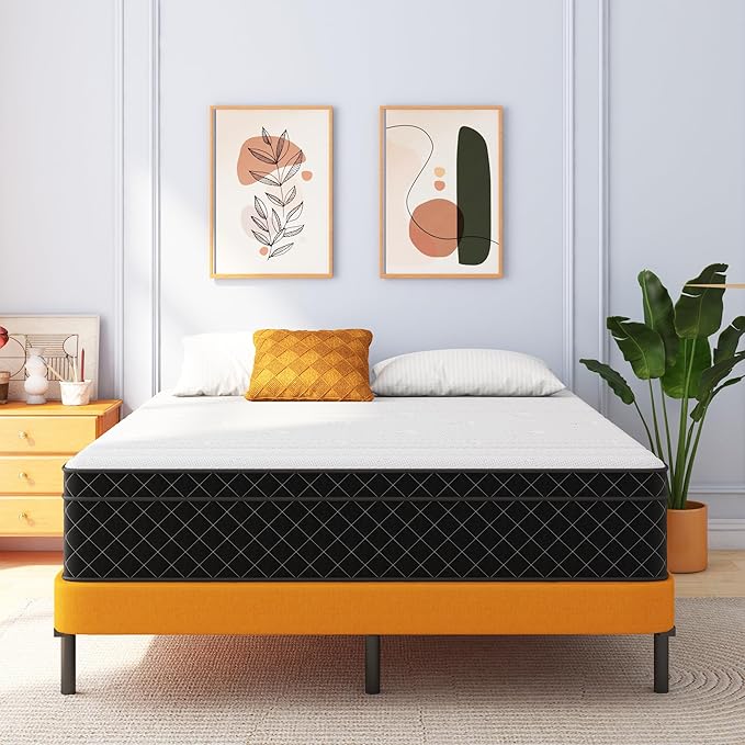 Full Mattress, 12 Inch Full Size Mattress Bed in a Box, Memory Foam & Pocket - Image 2