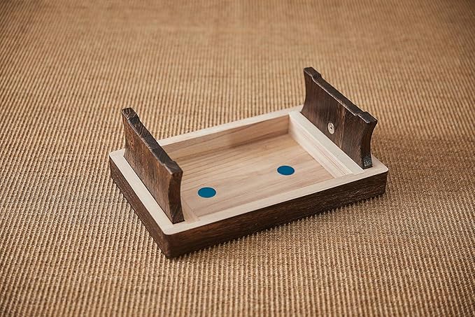 Wood Step Stool, Portable Rectangle Bed Stool, Small Step Ladder - Image 4