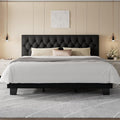 Feonase King Size Platform Bed Frame, Upholstered Bed by FEONASE