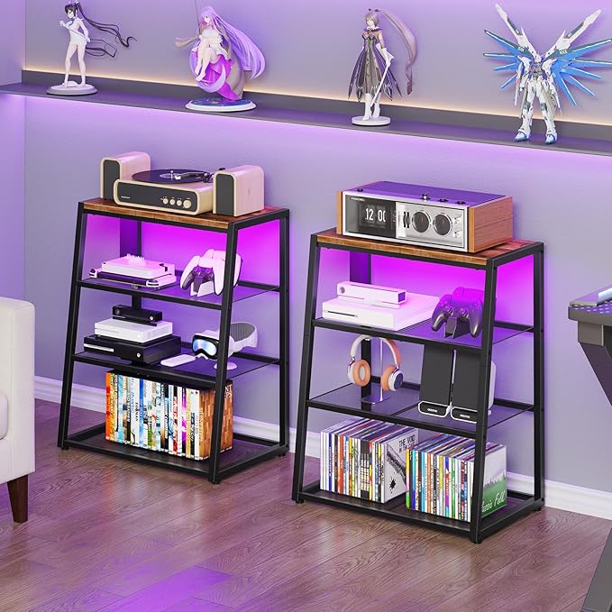 HOOBRO 4-Tier AV Media Stand - Image 6