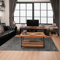 CONSDAN StoneCreek 4 Pieces Fir Living Room Table Set, Solid Fir Wood, Includes by CONSDAN