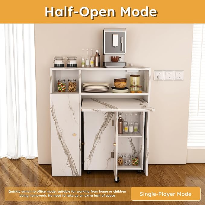 Ball & Cast Multifunctional Folding Dining Table - Image 9