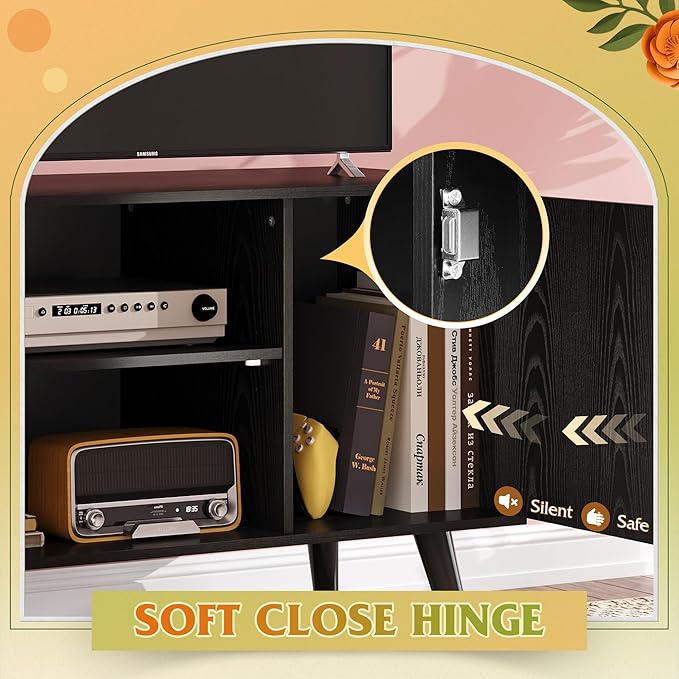 WLIVE TV Stand for 40 Inch TVs, Small Entertainment Center - Image 7