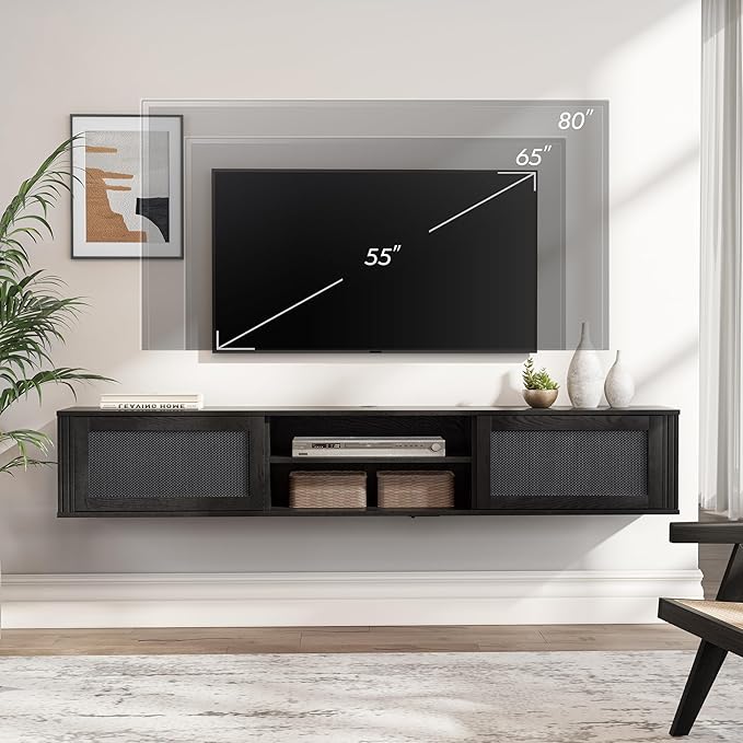 WAMPAT 70" Floating TV Stand - Image 2