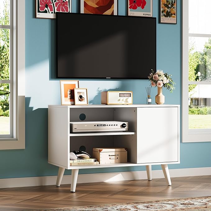 WLIVE TV Stand for 40 Inch TVs, Small Entertainment Center - Image 2