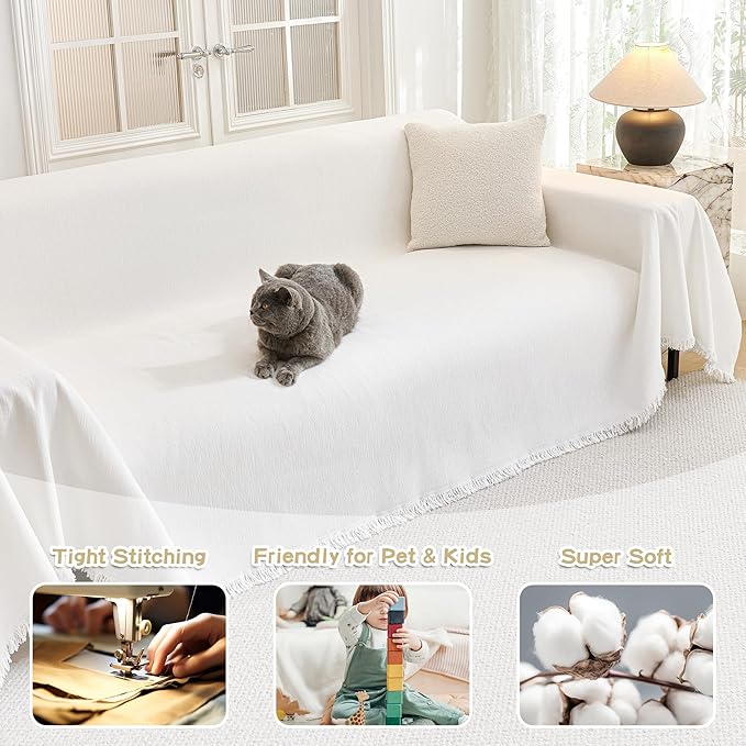 MYSKY HOME Couch Cover for Dogs Washable Couch Covers Couch Covers for Dogs - Image 2