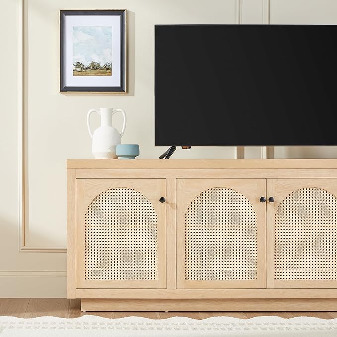 Walker Edison Sasha 4-Door Sideboard Buffet - Image 7