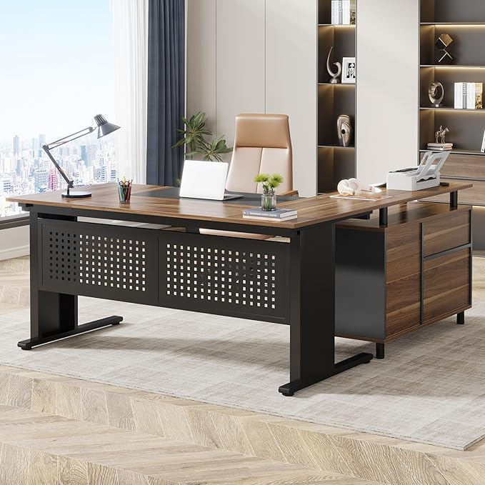Tribesigns 63 Inch Executive Desk by Tribesigns
