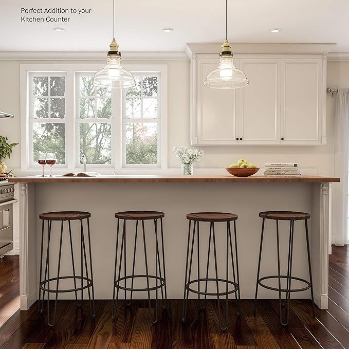 Lavish Home 24-Inch Bar Stools - Image 3