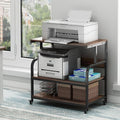 32.3" Wide Extra Large Printer Stand, 3 Tier Printer Table by Fannova