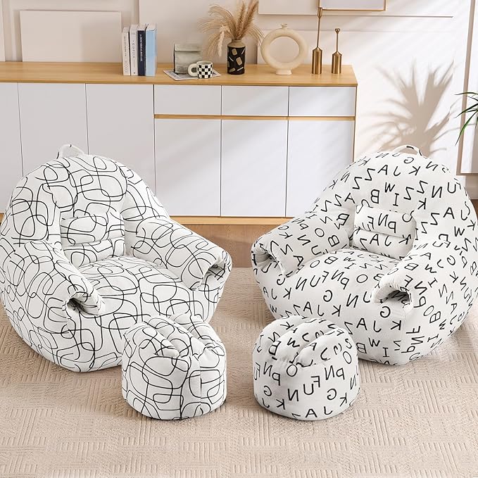 DAICO Bean Bag Chairs for Adults Comfy Accent Chair - Image 7