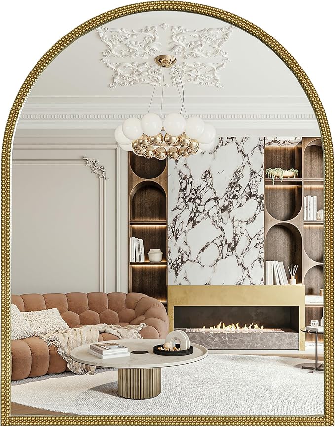 WallBeyond Gold Vintage Mirror for Vanity 28x36 Inch, Living Room by WallBeyond