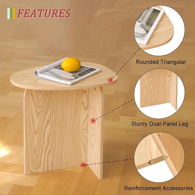 AWASEN Small Side Table, Mini End Table Living Room, Modern Accent Table - Image 5