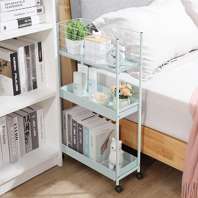 KINGRACK 3-Tier Rolling Utility Cart - Image 8