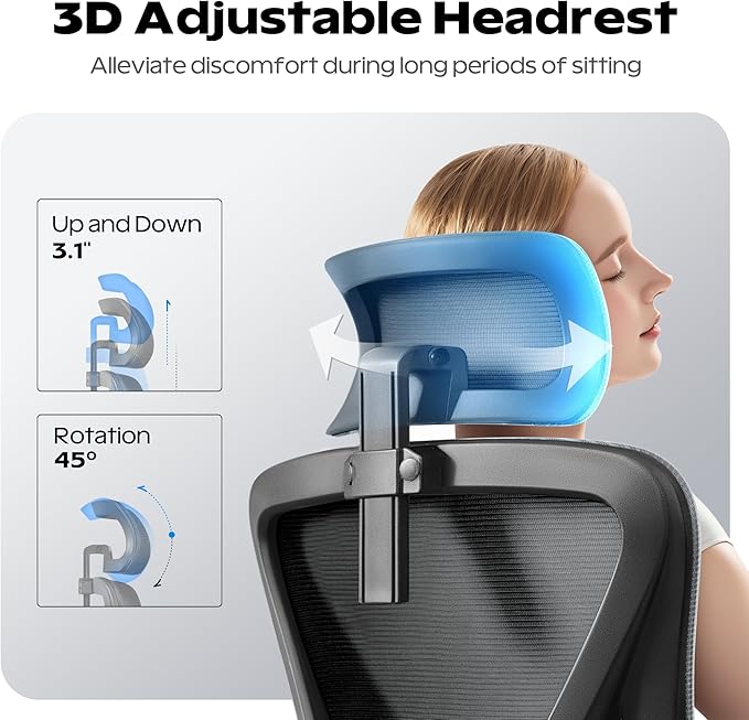 Ergonomic Office Chair, Home Office Desk Chair - Image 4
