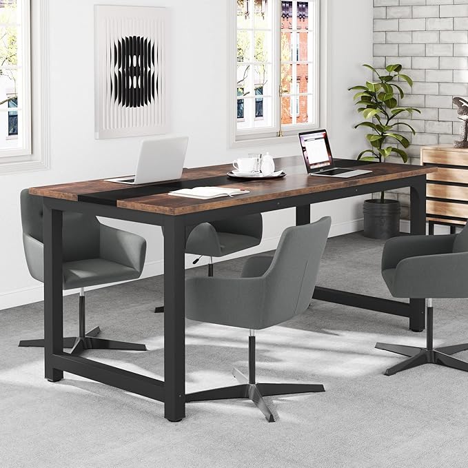 Tribesigns 70.8”Executive Desk, Large Office Computer Desk - Image 4