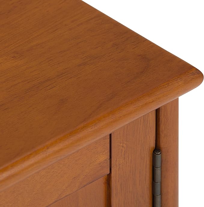 SIMPLIHOME Draper SOLID HARDWOOD 60 inch Wide Mid Century Modern TV Media Stand - Image 6
