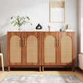 Tribesigns Set of 2 Rattan Sideboard Buffet by Tribesigns