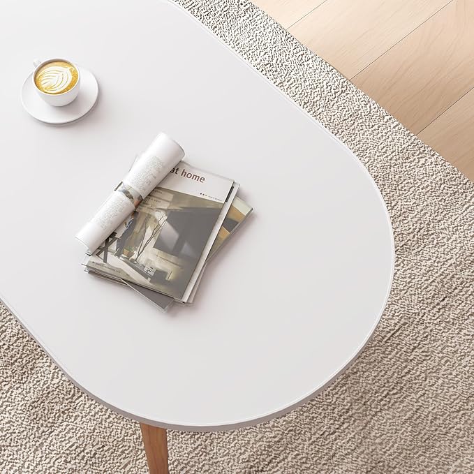 Oval Coffee Table Low Table - Image 6