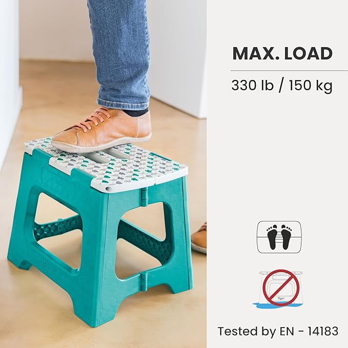 Vigar Compact Step Stool Foldable, 12-1/2-inch Step Stools - Image 5