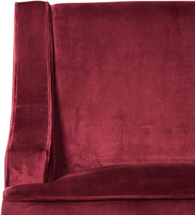 HomePop Swoop Arm Living-Room-Chairs, Dark Tan Velvet - Image 6