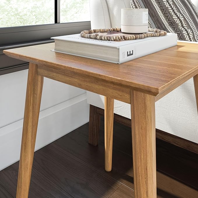 Plank+Beam Mid Century Modern Square Side Table, Couch Side Table, Small End - Image 5
