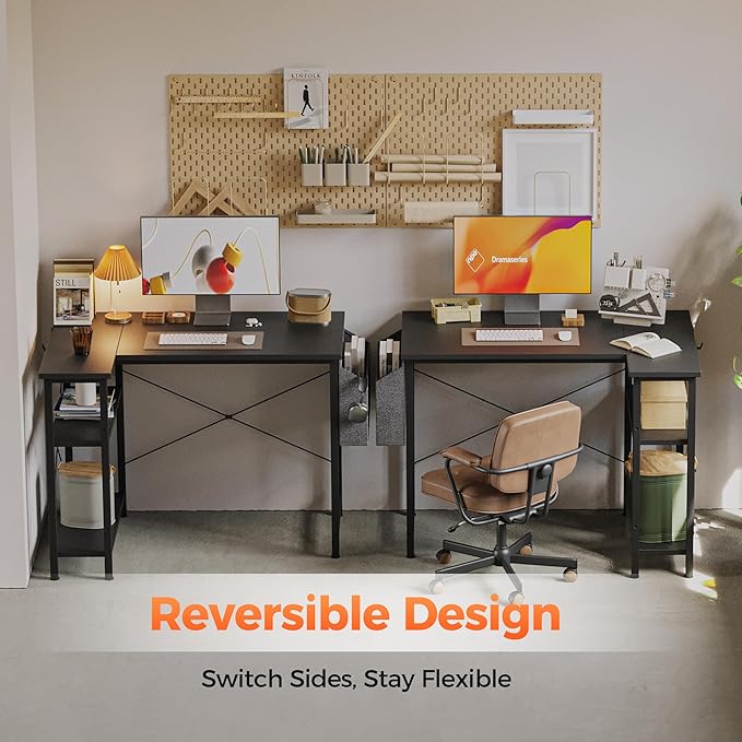 Small L Shaped Computer Desk - Image 8