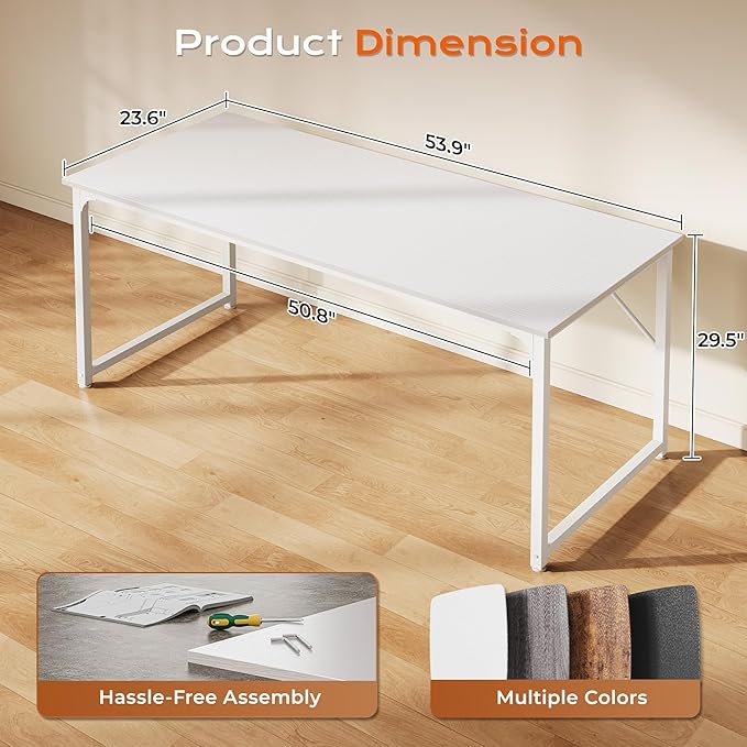 PRAISUN 54 X 24 Inch Computer Desk - Image 2