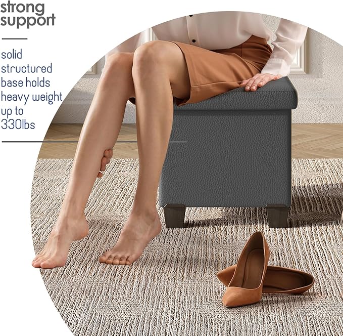 STORAGEBUD Storage Ottoman Cube - Image 6