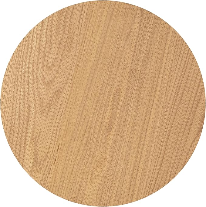 Round Side Table, Small Wood End Table Nightstand - Image 8