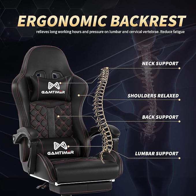 Gaming Chair, 400 lbs Adult Chair, High Back Computer Chair - Image 7