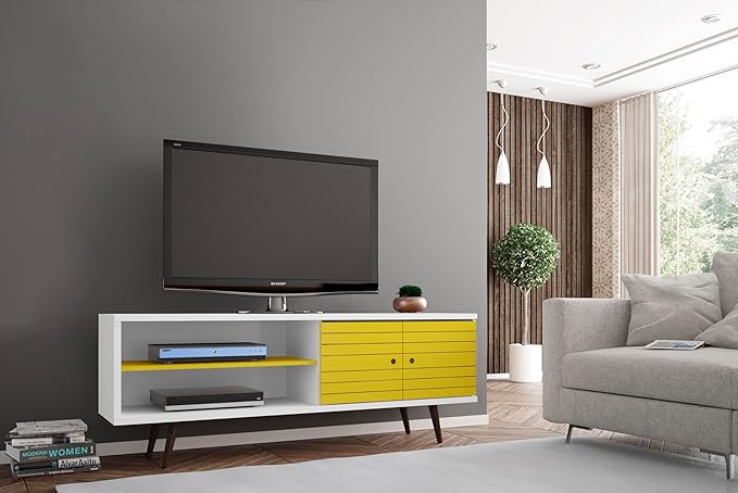 Manhattan Comfort Liberty Mid Century Modern TV Stand - Image 2