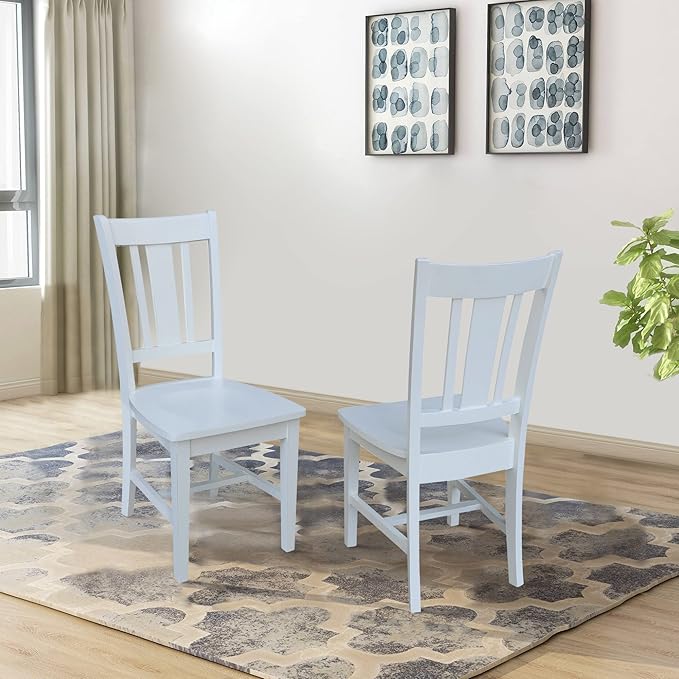 IC INTERNATIONAL CONCEPTS San Remo Splatback Chair, Elegant Dining Room - Image 2