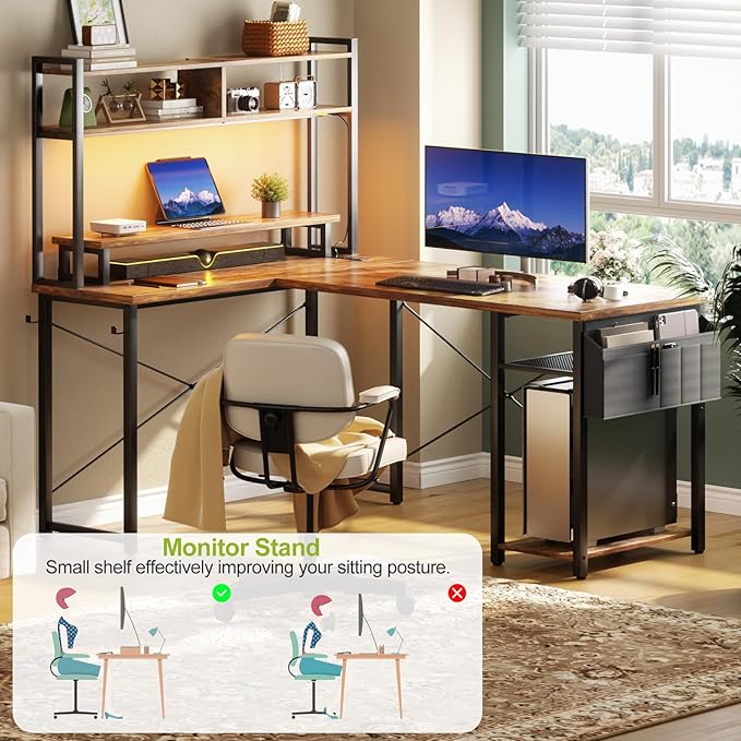 Small L Shaped Gaming Desk - Image 6