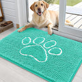 OLANLY Door Mat for Muddy Dog Paws 36x24, Ultra Absorbent Chenille Mud Doormat by OLANLY