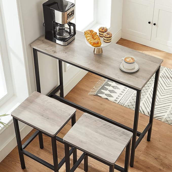 VASAGLE Bar Stools, Kitchen Breakfast Bar Stools - Image 6