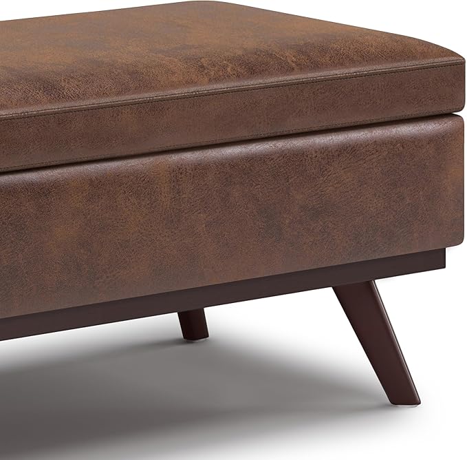 SIMPLIHOME Owen 42 inch Wide Mid Century Modern Rectangle Lift Top Large Coffee - Image 6
