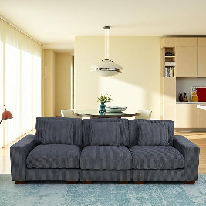 Sectional Couches for Living Room, Stylish Sectional Loveseat Sofa - Image 3