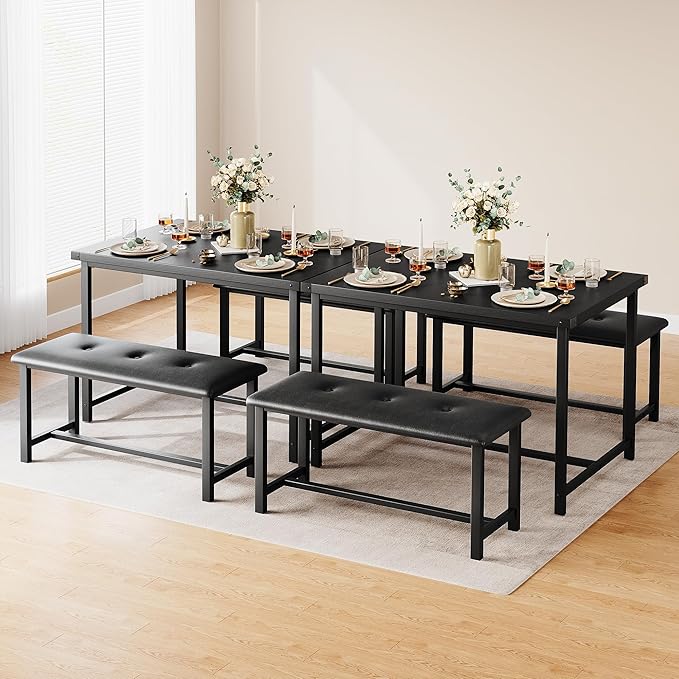 Dining Table Set for 4, Kitchen Table - Image 5